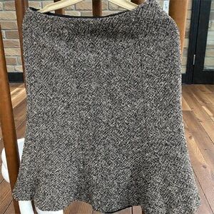 GAP Black and White A-Line Skirt